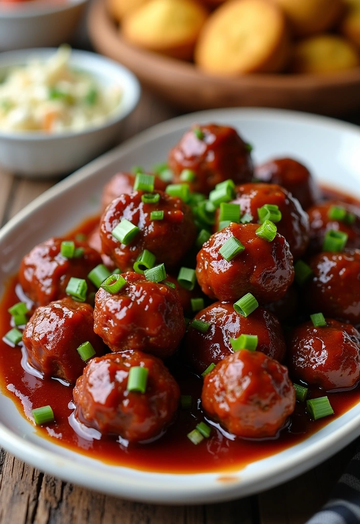 25 Meatball Dinner Recipes That Will Make Tonight's Dinner a Breeze! - 5. BBQ Meatballs