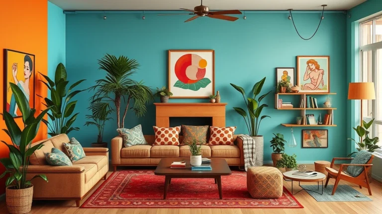 25 Modern 70s Living Room Ideas That’ll Make You Want to Time Travel!