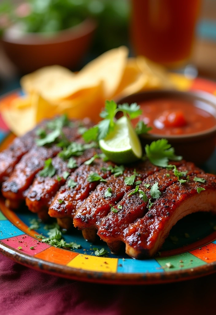 25 Mouthwatering Ninja Foodi Baby Back Ribs Recipes You Must Try! - 12. Fiesta Ribs