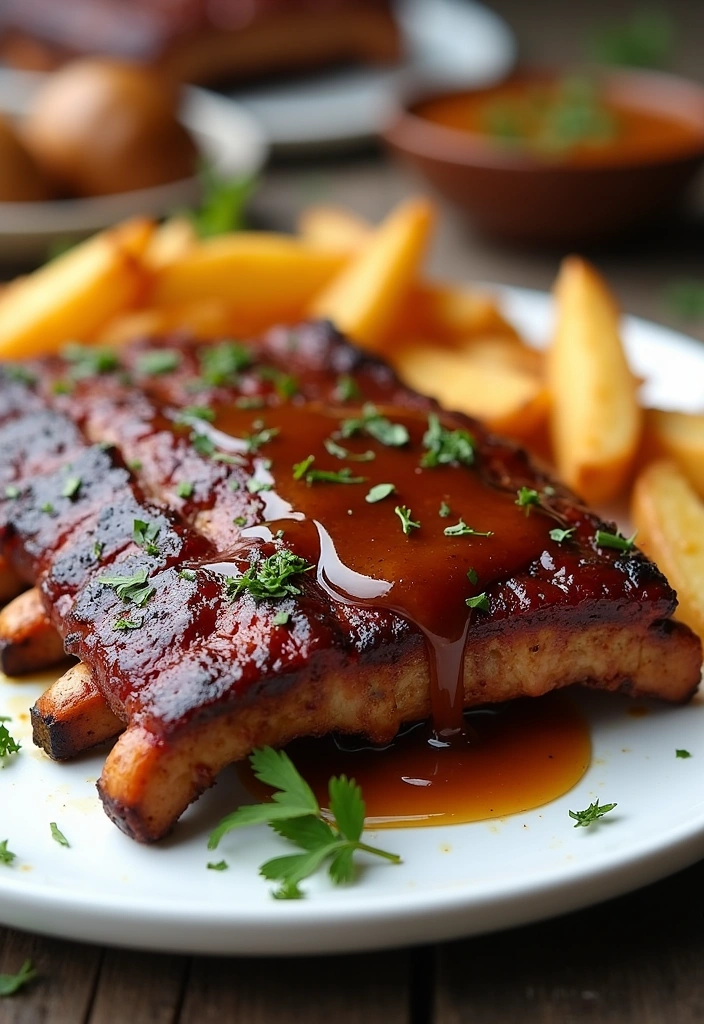 25 Mouthwatering Ninja Foodi Baby Back Ribs Recipes You Must Try! - 4. Maple Mustard Glazed Ribs