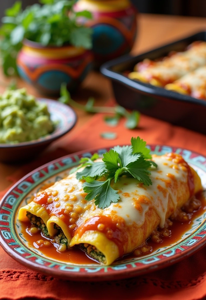 25 Mouthwatering Roasted Mexican Zucchini Recipes You Need to Try Tonight! - 2. Zucchini and Corn Enchiladas