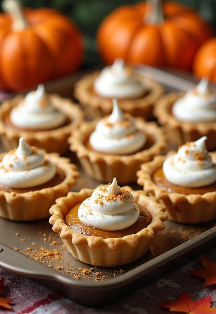 21 Easy 5-Ingredient Pumpkin Pie Recipes That Will Wow Your Guests! - 3. Mini Pumpkin Pies