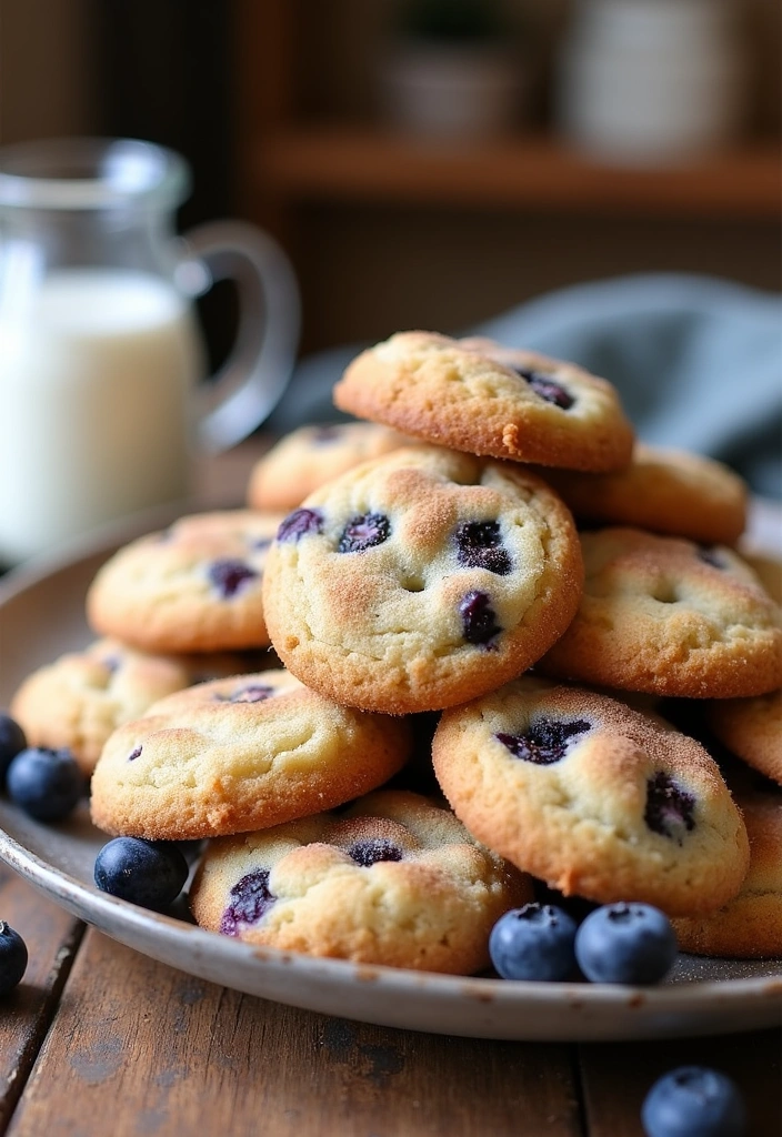 26 Blueberry Cookies Recipes That Will Leave You Craving More! - 10. Blueberry Snickerdoodle Cookies