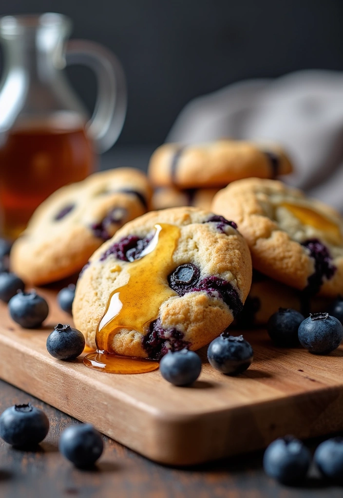 26 Blueberry Cookies Recipes That Will Leave You Craving More! - 11. Blueberry Maple Cookies