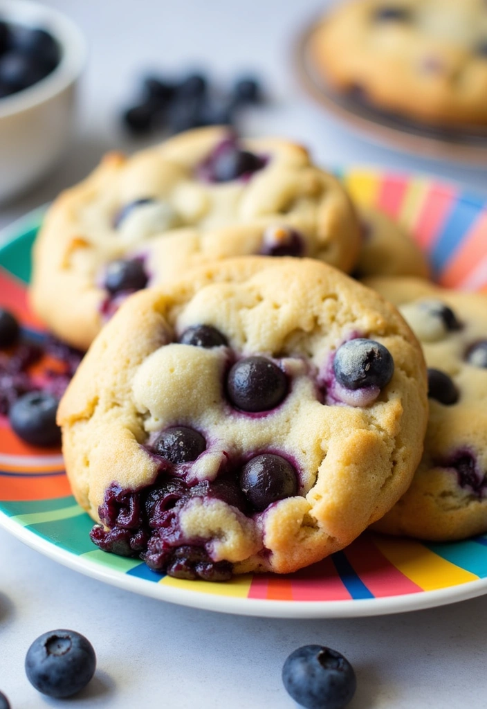 26 Blueberry Cookies Recipes That Will Leave You Craving More! - 13. Chocolate Chip Blueberry Cookies