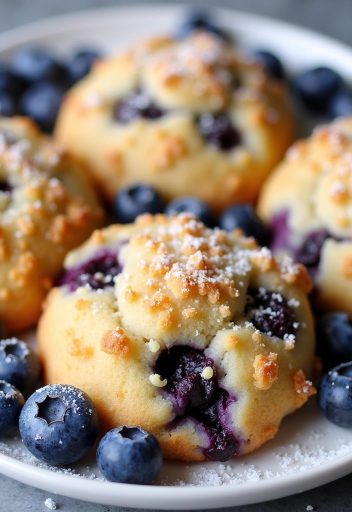 26 Blueberry Cookies Recipes That Will Leave You Craving More! - 14. Blueberry Crumble Cookies