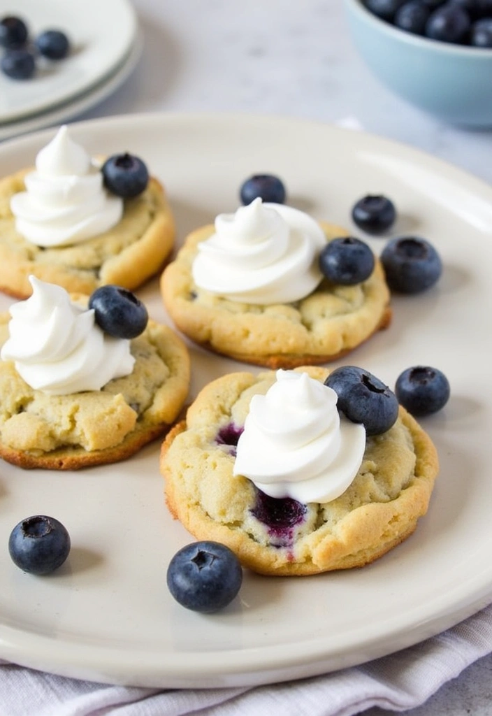 26 Blueberry Cookies Recipes That Will Leave You Craving More! - 15. Blueberry Yogurt Cookies