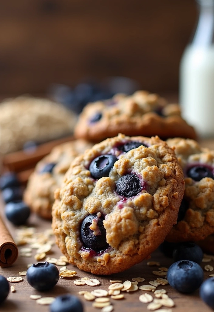 26 Blueberry Cookies Recipes That Will Leave You Craving More! - 2. Blueberry Oatmeal Cookies