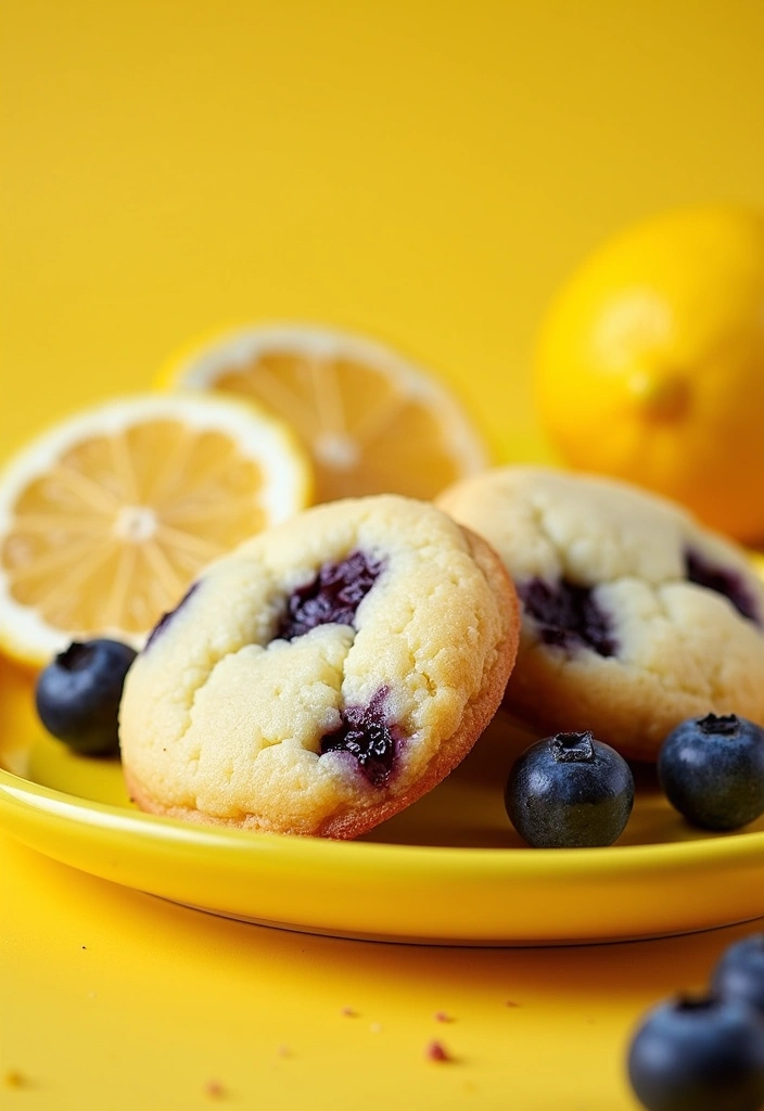 26 Blueberry Cookies Recipes That Will Leave You Craving More! - 4. Lemon Blueberry Cookies