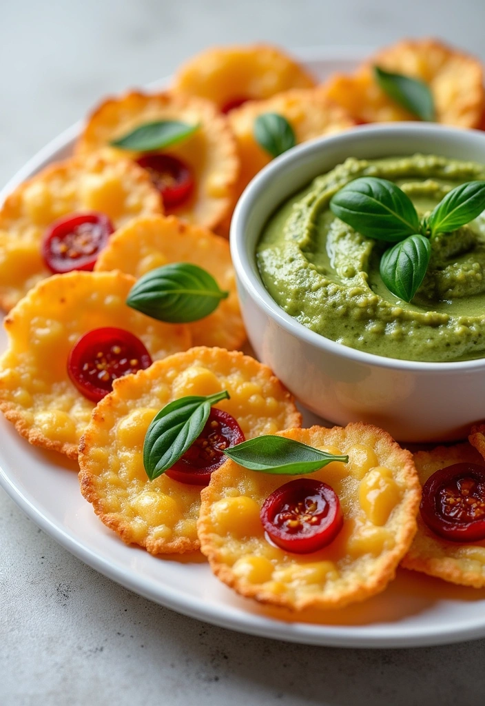 26 Cheesy Onion Crisps Recipes That Will Make Your Guests Beg for More! - 10. Cheesy Onion Crisps with Sun-Dried Tomatoes