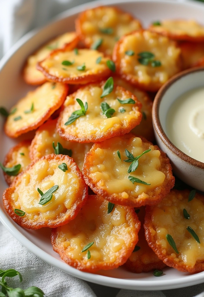 26 Cheesy Onion Crisps Recipes That Will Make Your Guests Beg for More! - 11. Cheesy Onion Crisps with Garlic