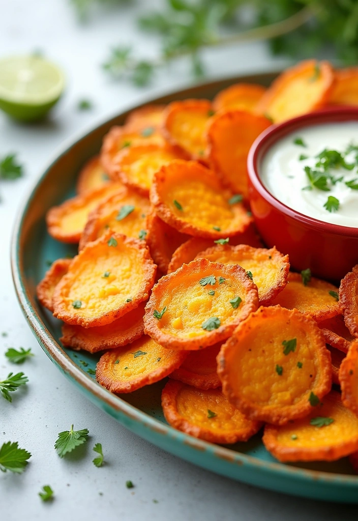 26 Cheesy Onion Crisps Recipes That Will Make Your Guests Beg for More! - 5. Cheesy Onion Crisps with Sweet Potatoes