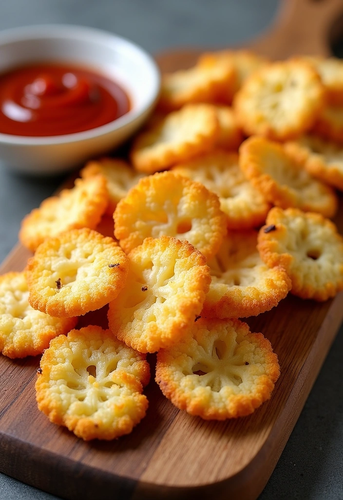 26 Cheesy Onion Crisps Recipes That Will Make Your Guests Beg for More! - 7. Cheesy Onion Crisps with Cauliflower