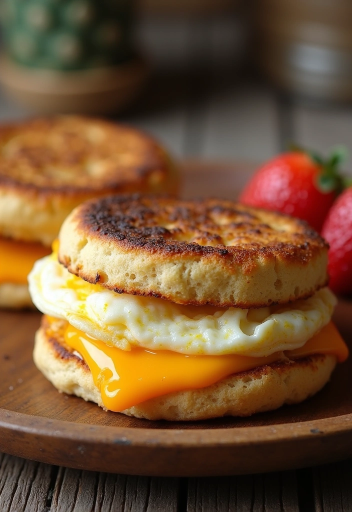 26 Healthy Egg Recipes for Breakfast That Will Make You Jump Out of Bed! - 14. Egg and Cheese Breakfast Sandwich