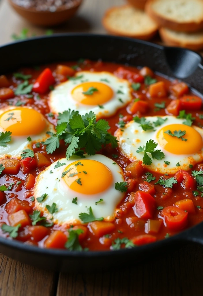 26 Healthy Egg Recipes for Breakfast That Will Make You Jump Out of Bed! - 16. Shakshuka