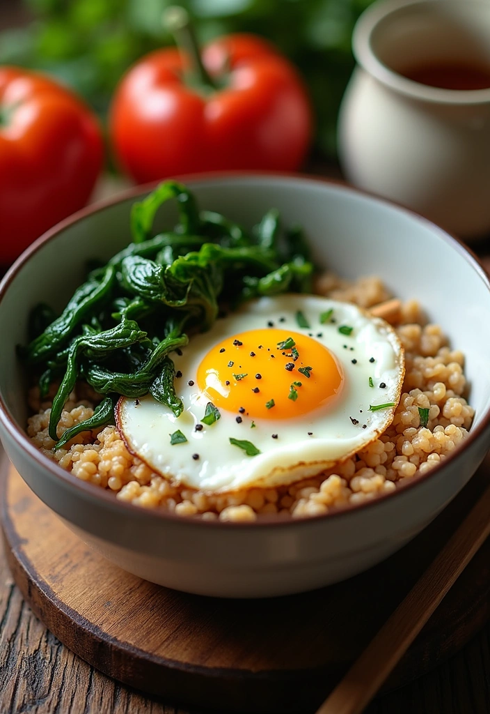 26 Healthy Egg Recipes for Breakfast That Will Make You Jump Out of Bed! - 20. Savory Oatmeal with Egg