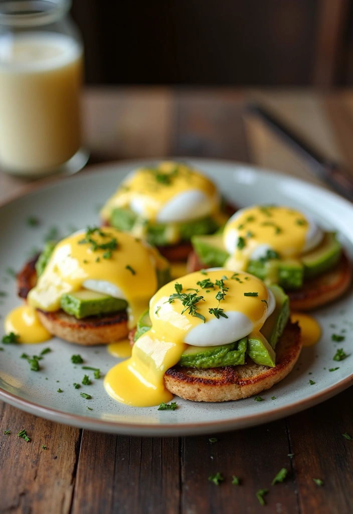 26 Healthy Egg Recipes for Breakfast That Will Make You Jump Out of Bed! - 23. Eggs Benedict with Avocado