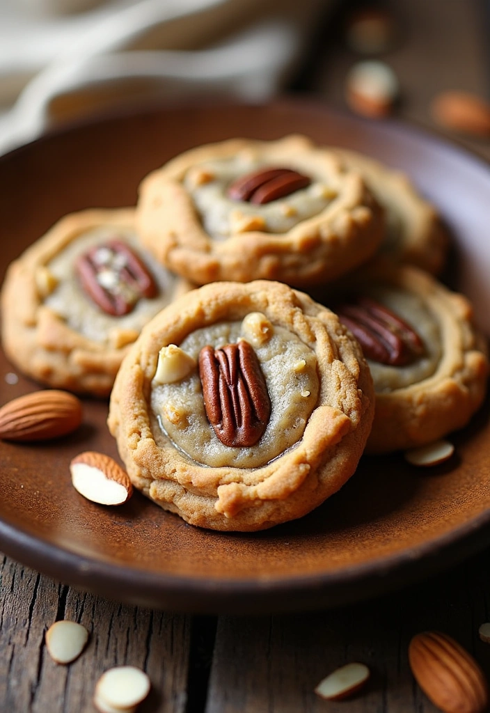 26 Irresistible Pecan Pie Cookies Recipes That Will Blow Your Mind! - 10. Almond Pecan Pie Cookies