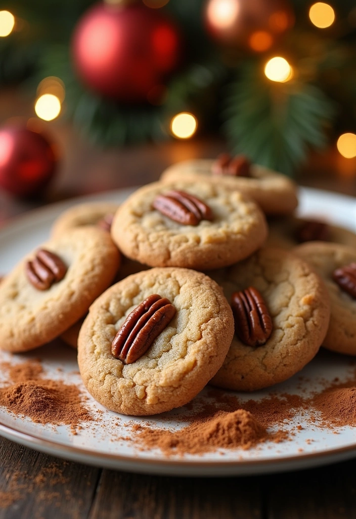 26 Irresistible Pecan Pie Cookies Recipes That Will Blow Your Mind! - 14. Cinnamon Sugar Pecan Cookies