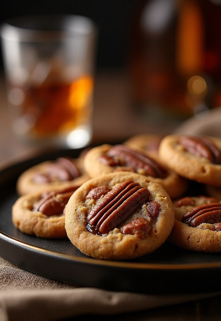 26 Irresistible Pecan Pie Cookies Recipes That Will Blow Your Mind! - 16. Bourbon Pecan Pie Cookies