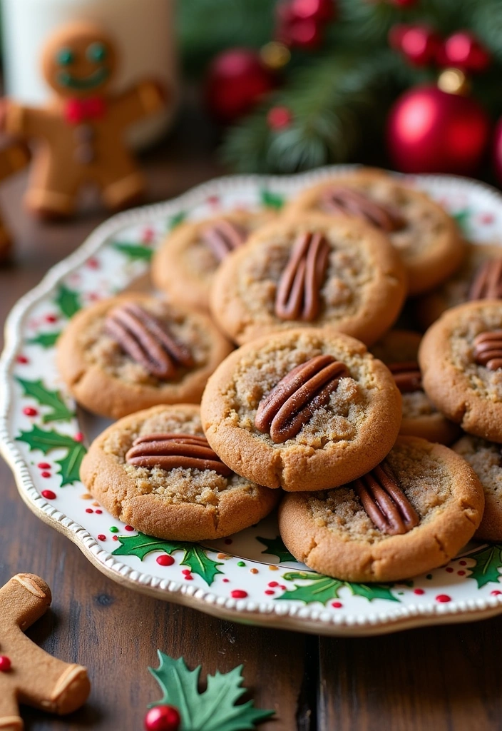 26 Irresistible Pecan Pie Cookies Recipes That Will Blow Your Mind! - 17. Gingerbread Pecan Pie Cookies