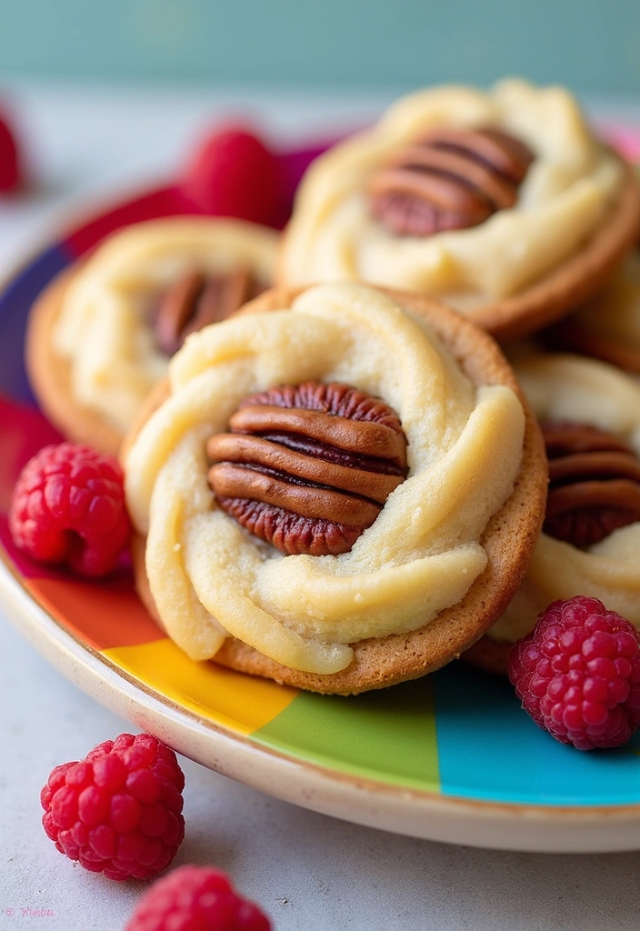 26 Irresistible Pecan Pie Cookies Recipes That Will Blow Your Mind! - 18. Raspberry Pecan Pie Cookies