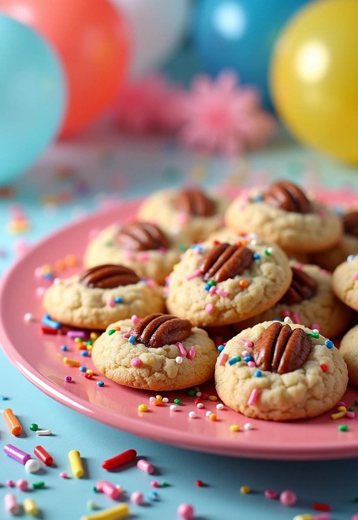 26 Irresistible Pecan Pie Cookies Recipes That Will Blow Your Mind! - 24. Funfetti Pecan Pie Cookies