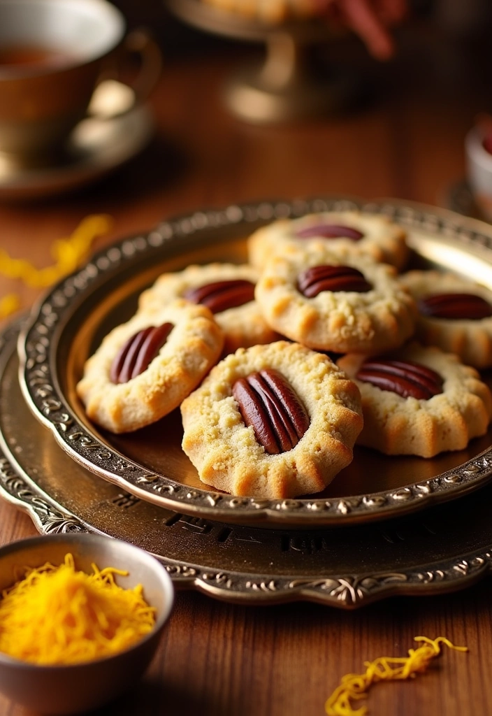 26 Irresistible Pecan Pie Cookies Recipes That Will Blow Your Mind! - 25. Saffron Pecan Pie Cookies