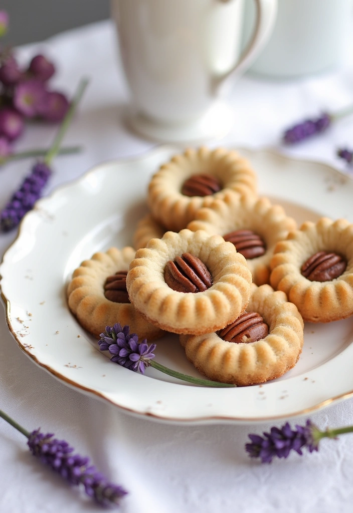 26 Irresistible Pecan Pie Cookies Recipes That Will Blow Your Mind! - 26. Lavender Pecan Pie Cookies