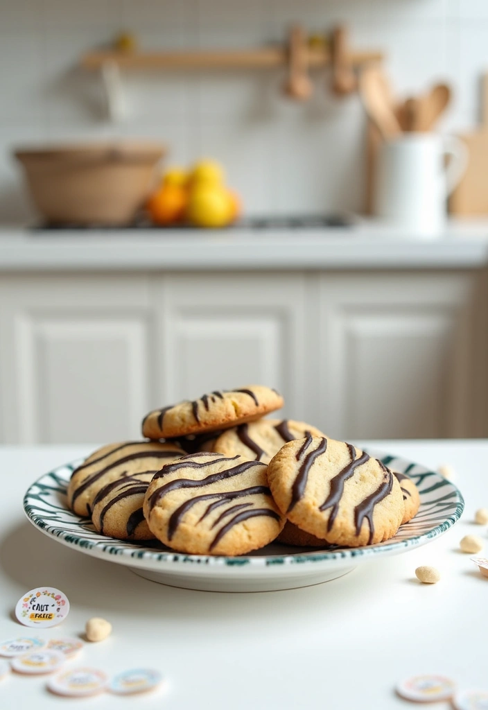 26 Irresistible Zebra Cookies Recipes That Will Make You a Baking Superstar! - Nut-Free Zebra Cookies