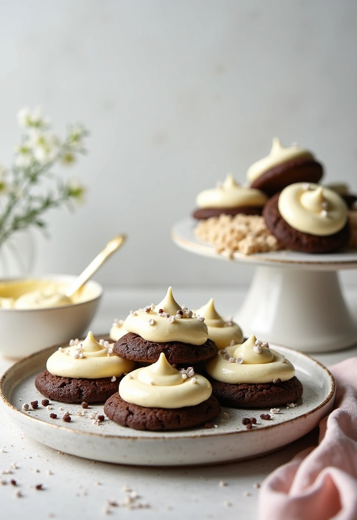 26 Irresistible Zebra Cookies Recipes That Will Make You a Baking Superstar! - Zebra Cookies with Cream Cheese Frosting