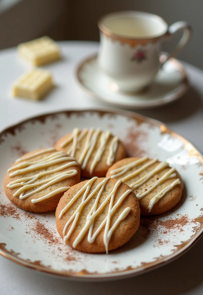 26 Irresistible Zebra Cookies Recipes That Will Make You a Baking Superstar! - Zebra Cookies with White Chocolate Drizzle