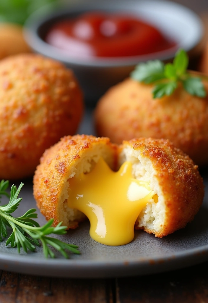 26 Japanese Potato Croquettes Korokke Ideas That'll Make You Drool! - 3. Cheese-Stuffed Korokke: A Cheesy Delight