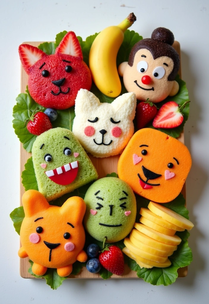 26 Kid Friendly Charcuterie Board Ideas That Will Make Snack Time Epic! - 14. Themed Character Board