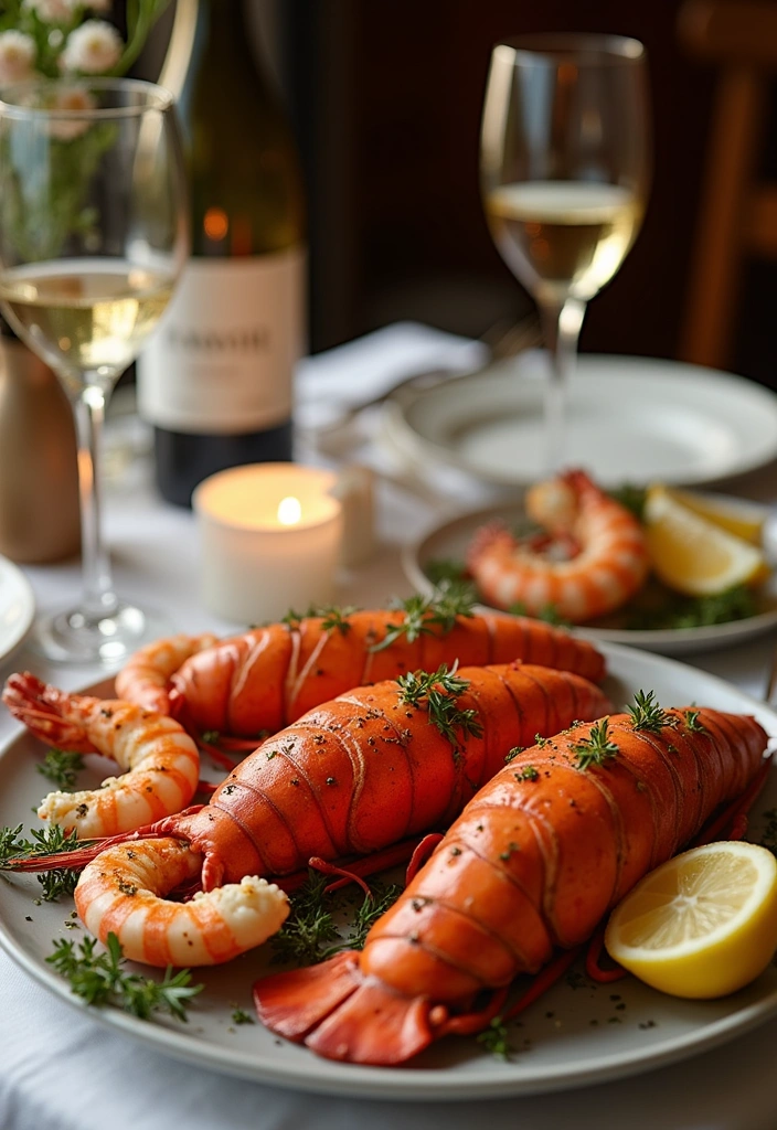 26 Romantic Dinner Ideas for Two That Will Ignite the Spark! - 3. Romantic Seafood Feast