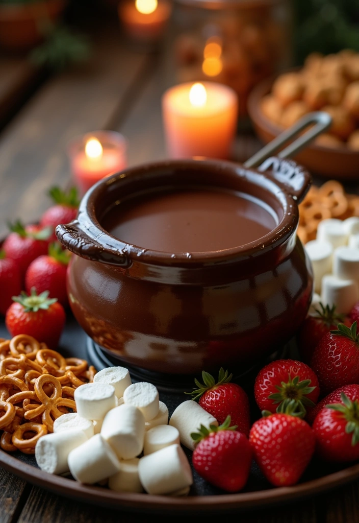 26 Romantic Dinner Ideas for Two That Will Ignite the Spark! - 5. Decadent Chocolate Fondue