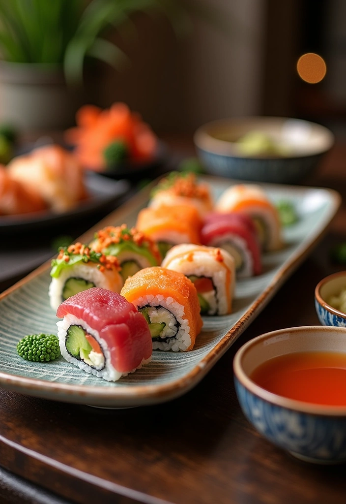 26 Romantic Dinner Ideas for Two That Will Ignite the Spark! - 6. Elegant Sushi Night