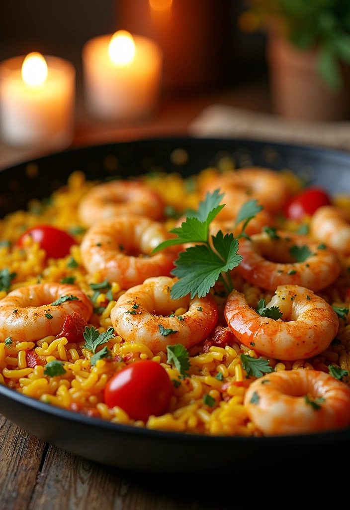 26 Romantic Dinner Ideas for Two That Will Ignite the Spark! - 8. Flavorful Paella Experience