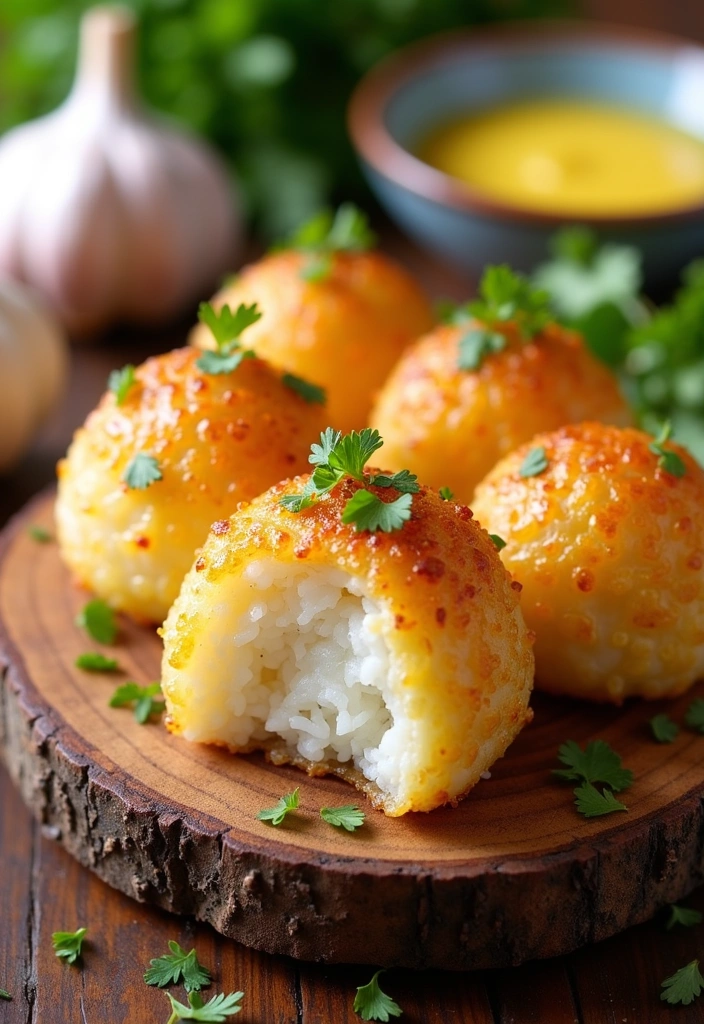 26 Yaki Onigiri Grilled Rice Balls Ideas That Will Make You Drool! - 10. Garlic Butter Yaki Onigiri