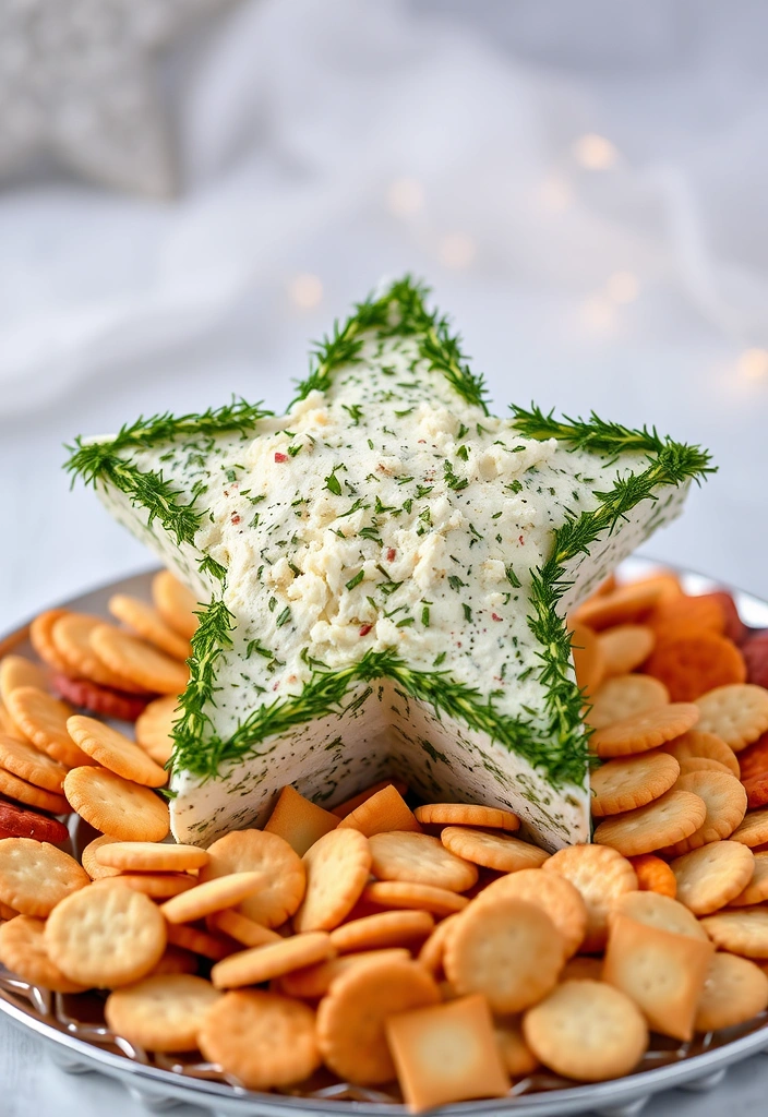 25 Irresistibly Shaped Cheese Balls Ideas That Will Wow Your Guests! - 11. Unique Star Cheese Ball