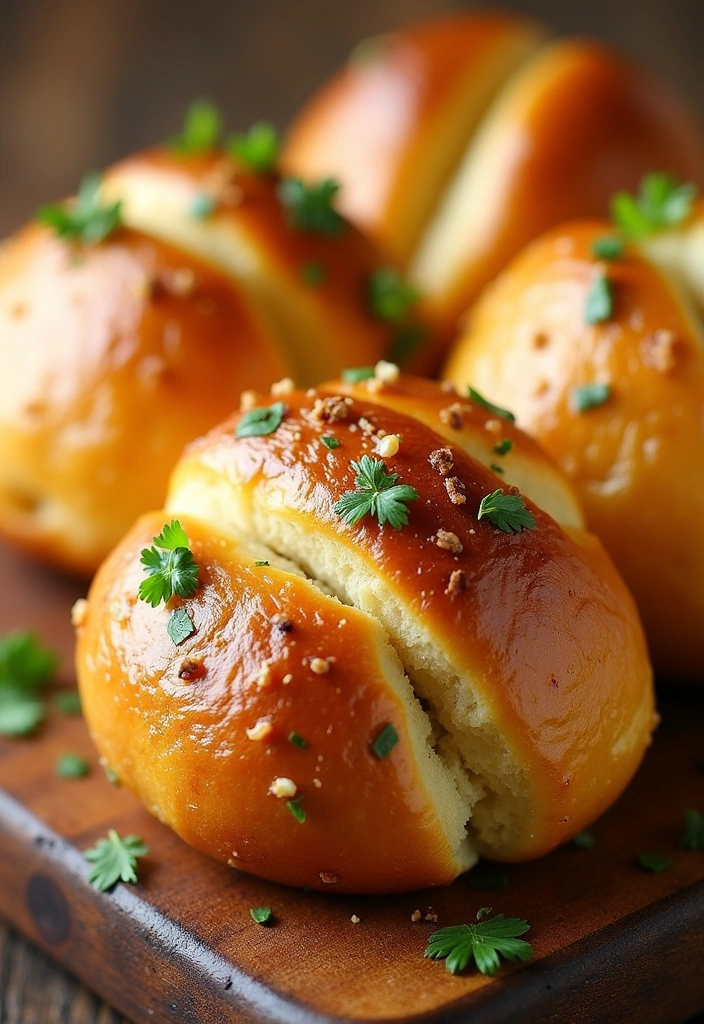 27 Delicious Simple Appetizers Finger Foods for a House Party (Your Guests Will Rave About #15!) - 12. Garlic Parmesan Knots