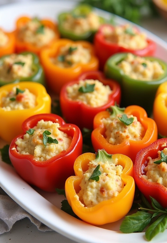 27 Delicious Simple Appetizers Finger Foods for a House Party (Your Guests Will Rave About #15!) - 26. Stuffed Peppers