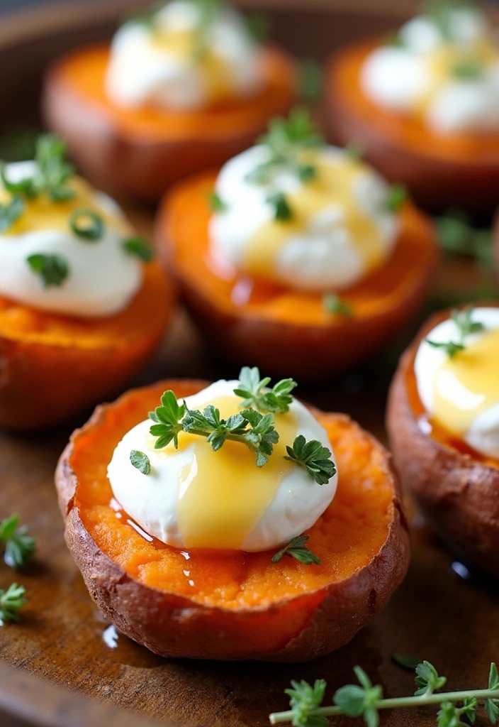 27 Delicious Simple Appetizers Finger Foods for a House Party (Your Guests Will Rave About #15!) - 27. Sweet Potato Bites