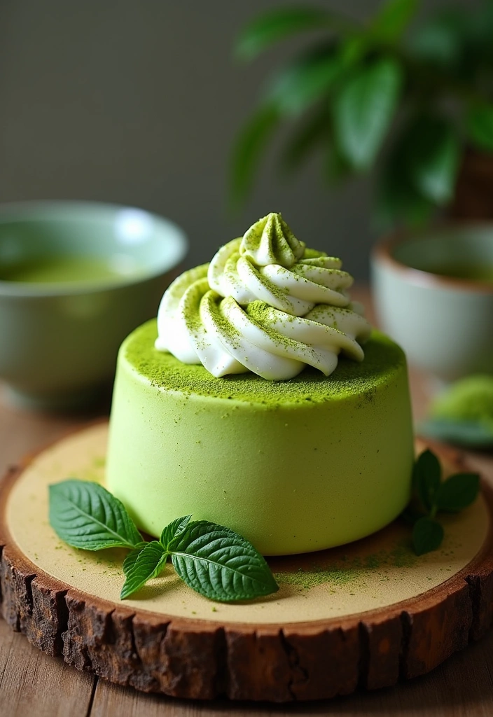 27 Fluffy Chinese Egg Cake Recipes That Will Make You Drool (Try #10 Tonight!) - 2. Matcha Fluffy Egg Cake