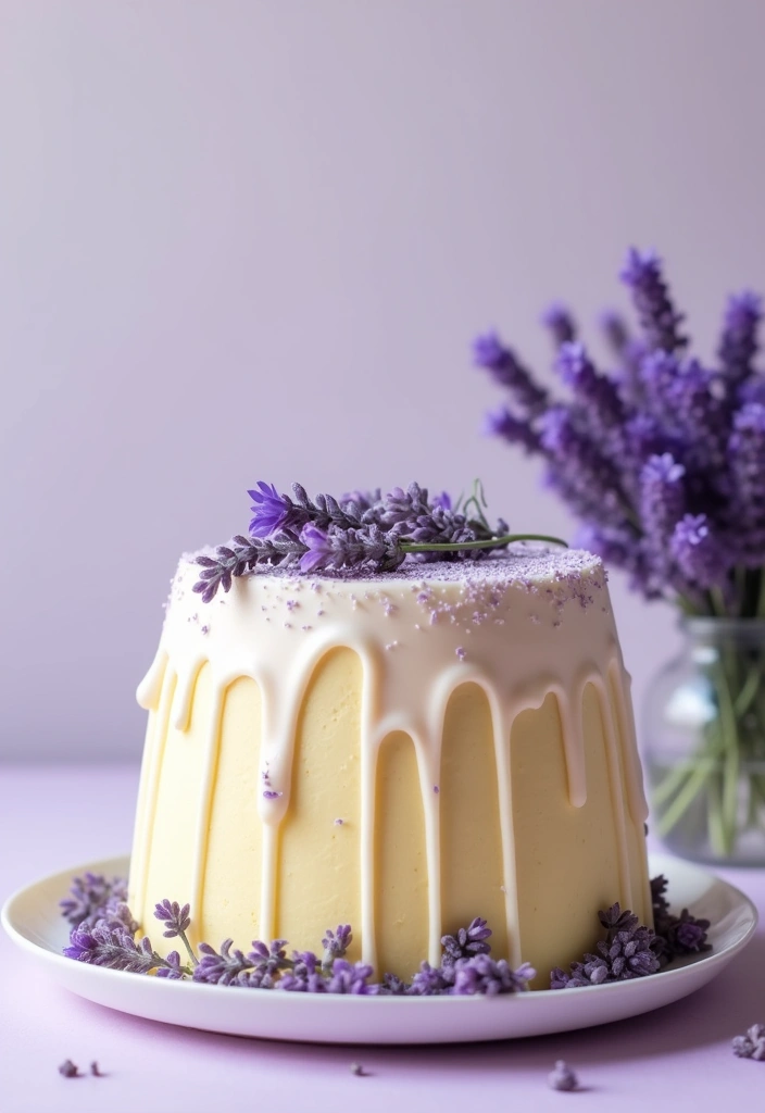 27 Fluffy Chinese Egg Cake Recipes That Will Make You Drool (Try #10 Tonight!) - 5. Lavender Fluffy Egg Cake