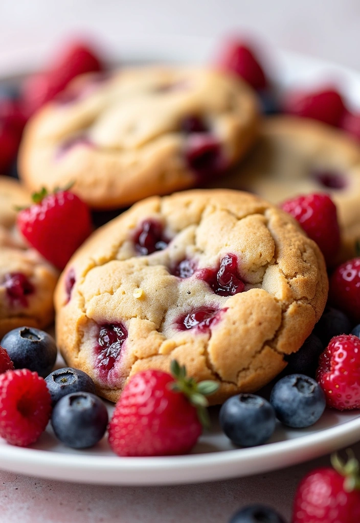 27 Irresistible Honey Cinnamon Cookies Recipes You Must Try! - 15. Honey Cinnamon Berry Cookies