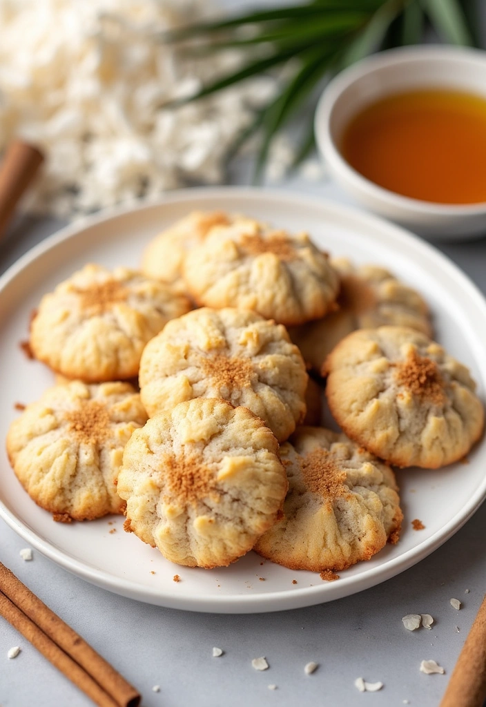 27 Irresistible Honey Cinnamon Cookies Recipes You Must Try! - 8. Honey Cinnamon Coconut Cookies