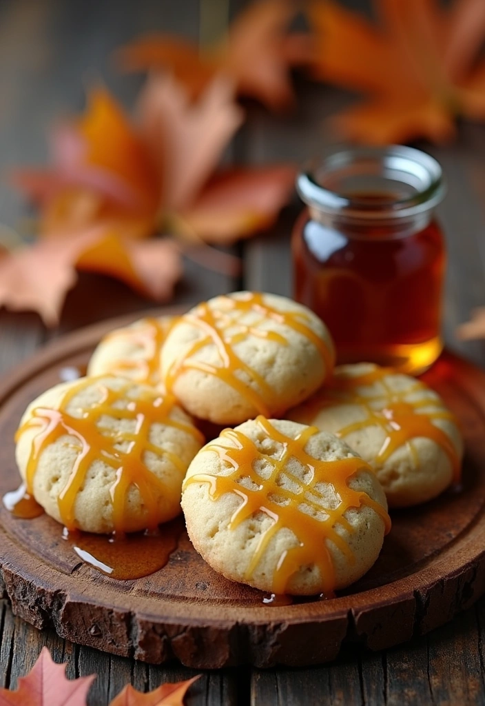 27 Irresistible Three Ingredient Mini Butter Cookies That Will Melt in Your Mouth! - 12. Maple Mini Butter Cookies