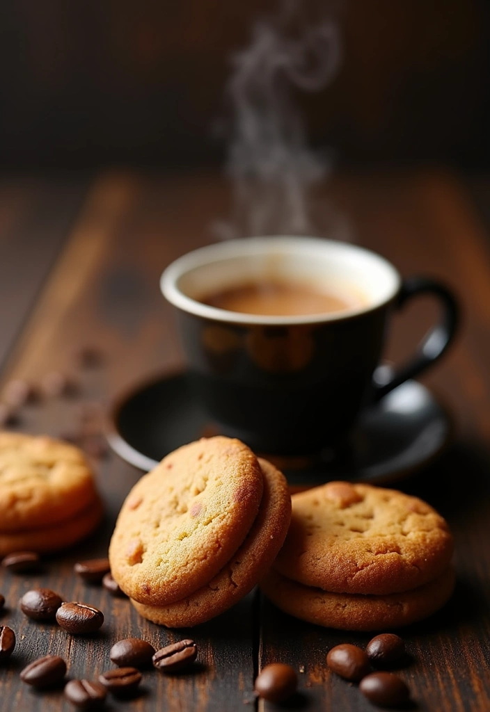 27 Irresistible Three Ingredient Mini Butter Cookies That Will Melt in Your Mouth! - 13. Espresso Mini Butter Cookies