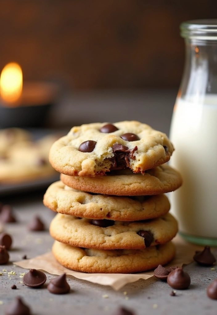 27 Irresistible Three Ingredient Mini Butter Cookies That Will Melt in Your Mouth! - 2. Chocolate Chip Mini Butter Cookies